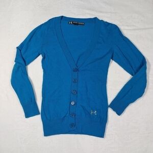 Under Armour Women's Golf V-Neck Button Front Cardigan Size XS